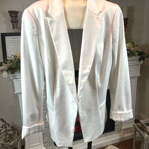 White House Black Market Ivory Blazer